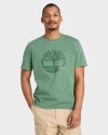 Polera Garment Dye Logo Graphic Tee Hombre A6z