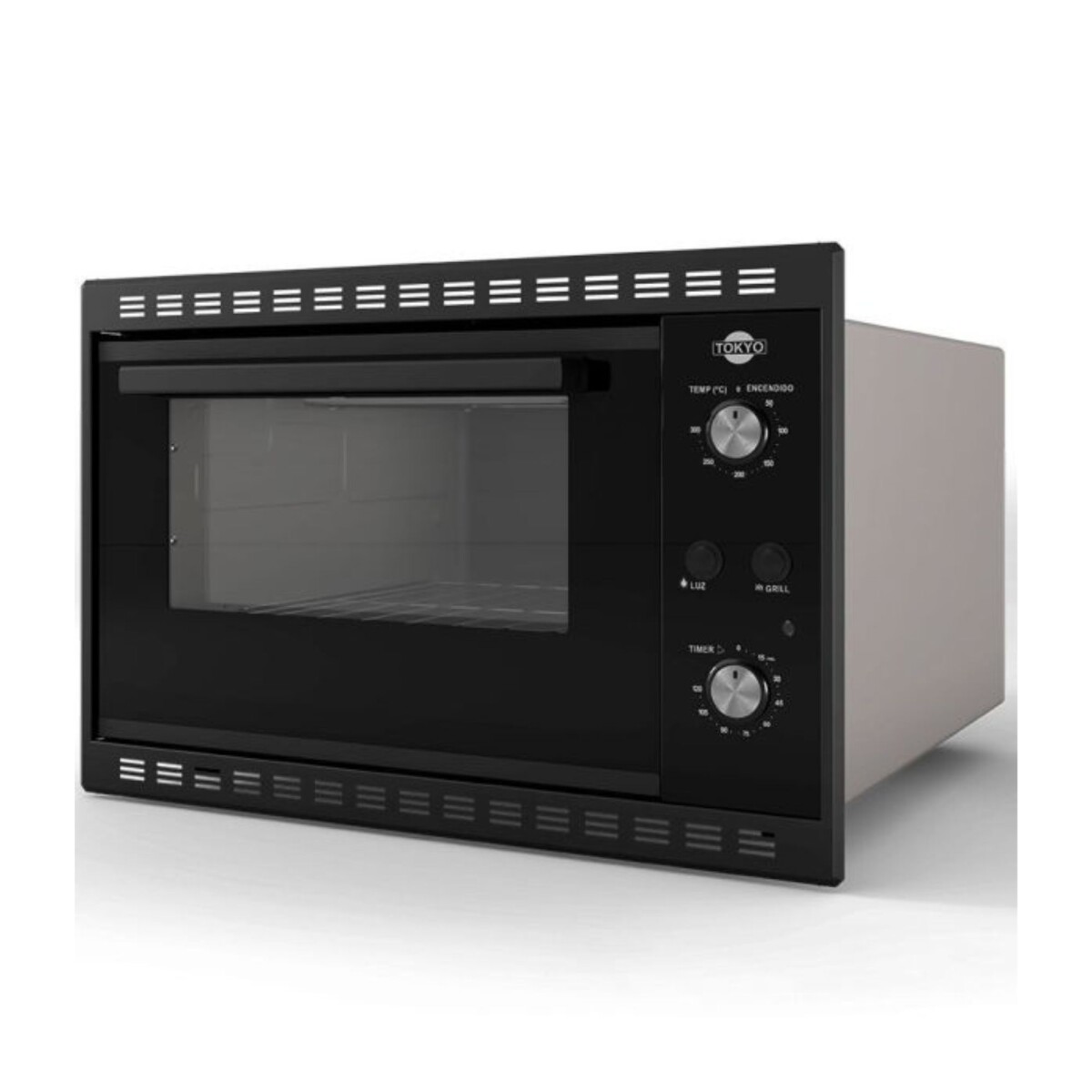 Horno Electrico Empotrable Tokyo 45 Litros Negro 