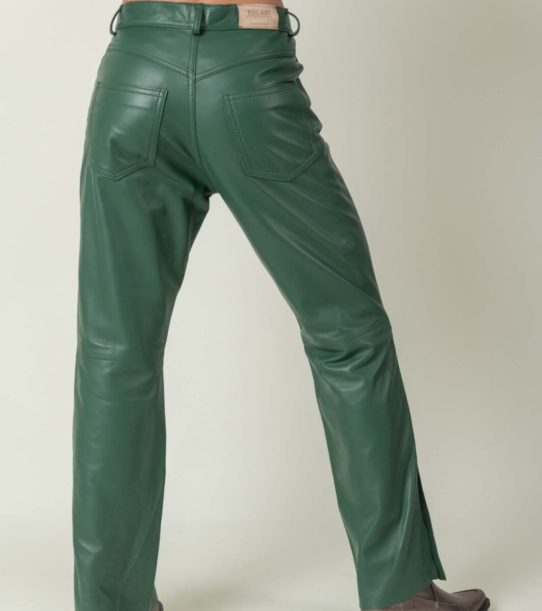 Leather Pant - Verde 