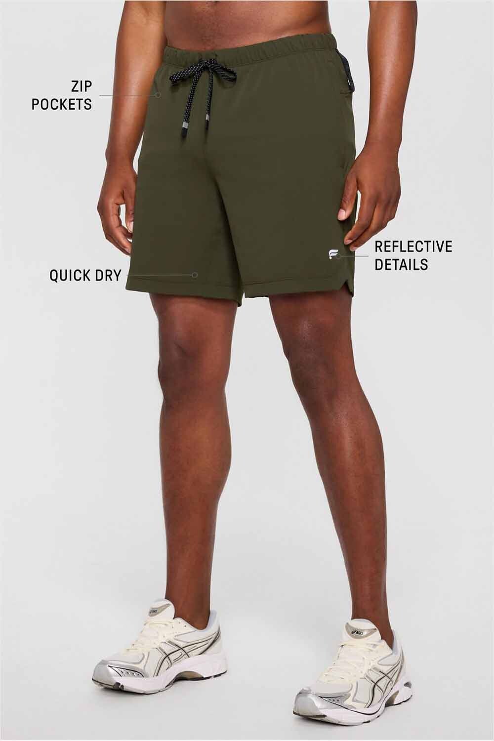 Short Training The 7 One Short Hombre Dark Olive