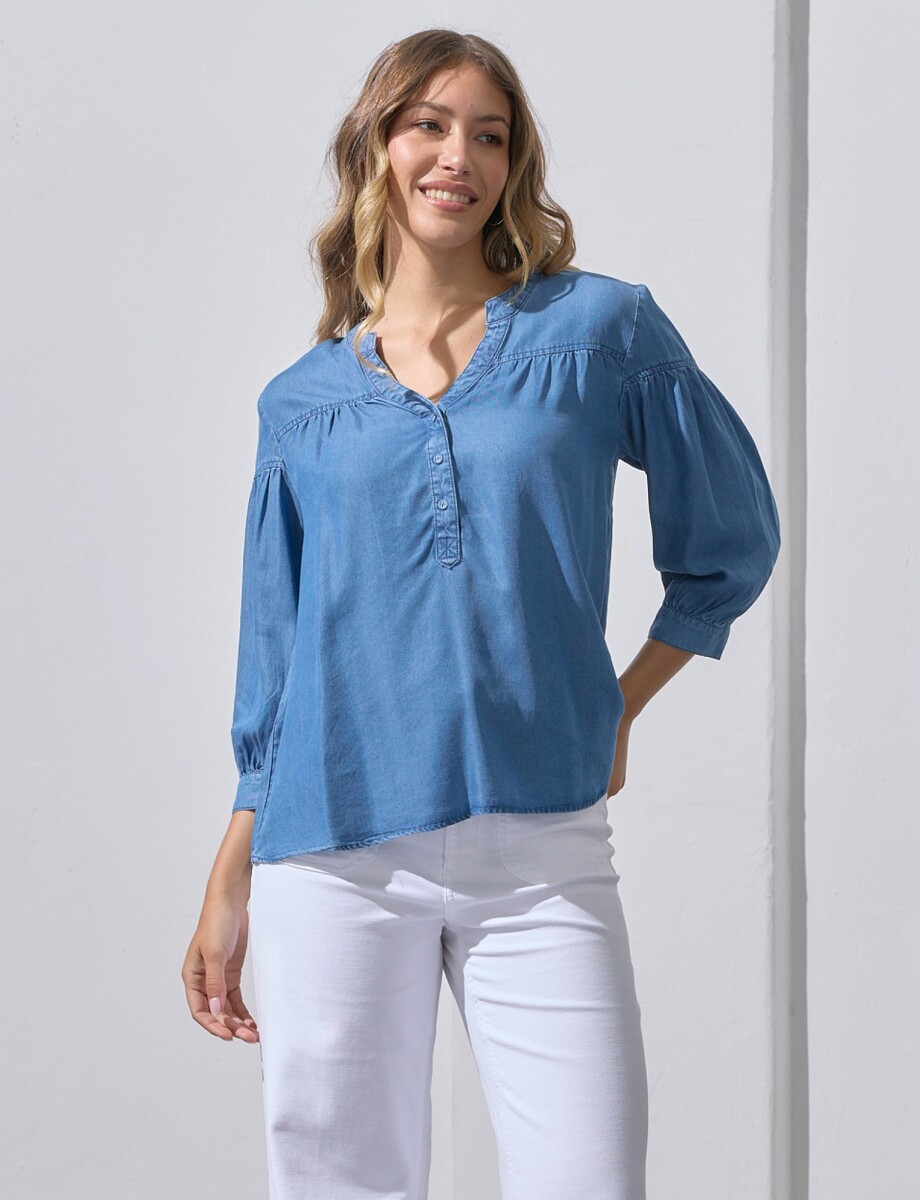 Blusa Frunces - Jean 
