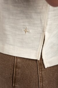 Remera Algodón Flame Nácar