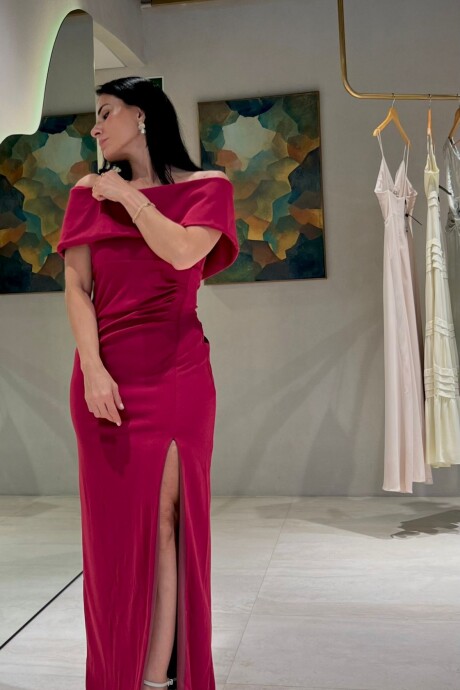 Vestido Saveria Magenta