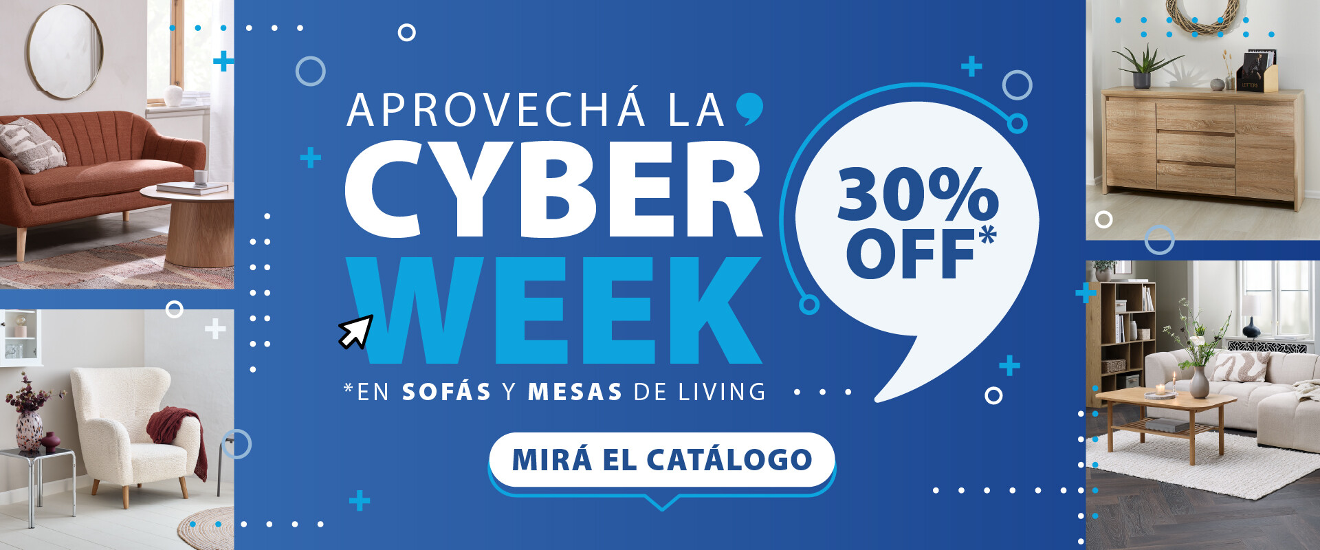 CW - Sofás y mesas de living 305 OFF