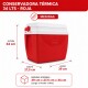 Conservadora térmica 34 lts ROJO