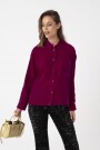 CAMISA CON BOLSILLOS DELANTERO Violeta