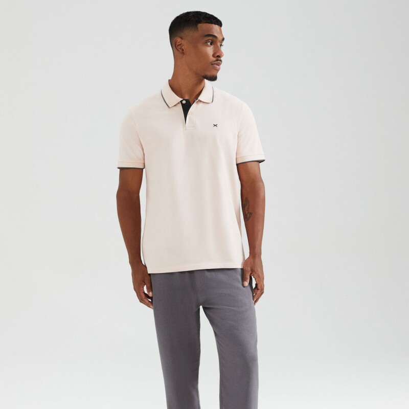 CAMISA POLO MM MASC BEGE CLARO