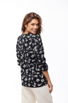 BLUSA AIME ESTAMPADO NEGRO Y BLANCO