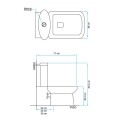 INODORO CON MOCHILA + TAPA - BLANCO AQUALIA SALIDA 30 INODORO CON MOCHILA + TAPA - BLANCO AQUALIA SALIDA 30