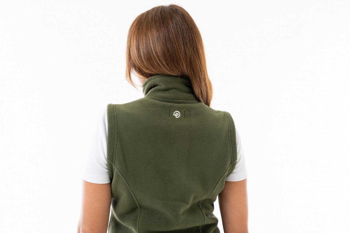 CHALECO POLAR MONTTES MUJER Verde