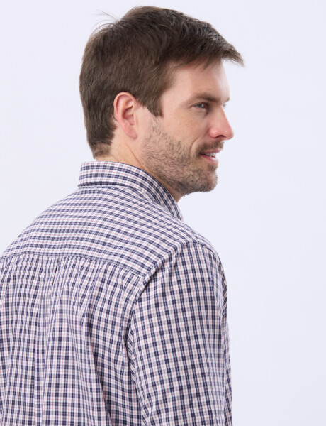 CAMISA SPORT A CUADROS Rojo