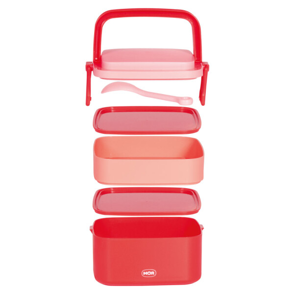 LUNCHERA CUADRADA CON ASA MOR SURTIDA 1,3 LITROS MULTICOLOR