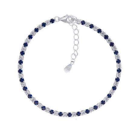 Pulsera de plata 925 con circonias. Pulsera de plata 925 con circonias.