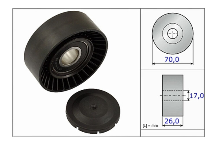 Tensor Guia Correa de Accesorios Peugeot 206/306/406-Bmw 318/320/530D/X3/X5-Toyota Corolla Chev/Prisma-Ford Escort/Ecosport/Fies Tensor Guia Correa de Accesorios Peugeot 206/306/406-Bmw 318/320/530D/X3/X5-Toyota Corolla Chev/Prisma-Ford Escort/Ecosport/Fies