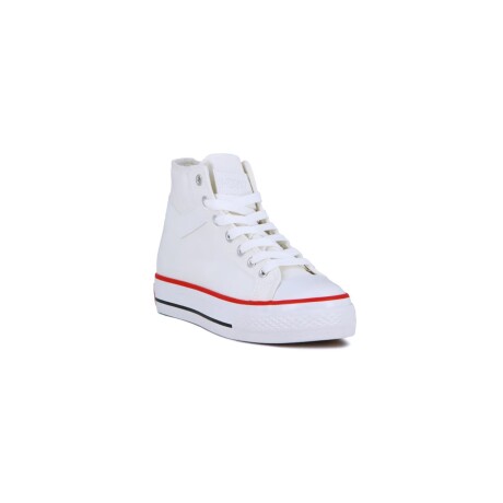 Championes Pony Bota Plataforma Fifth Ave Mujer Blanco