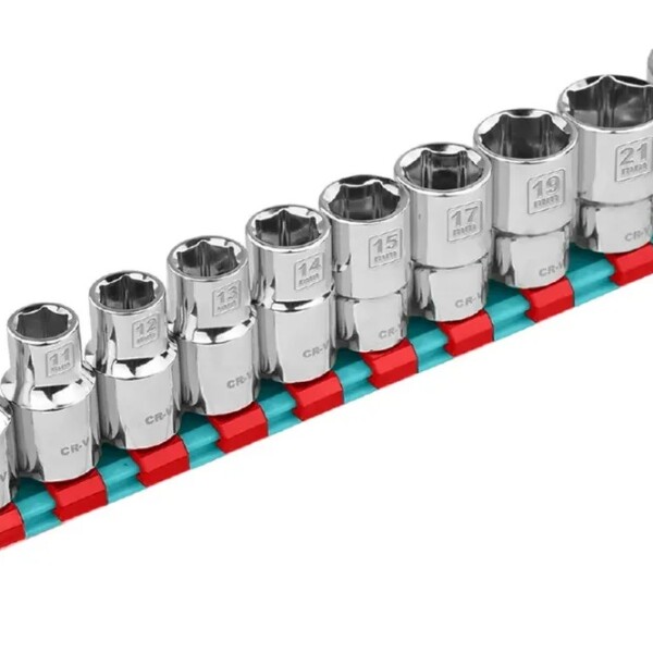 Juego de Dados de Impacto 1/2" 10 Piezas con Maletín Industrial Total Juego de Dados de Impacto 1/2" 10 Piezas con Maletín Industrial Total