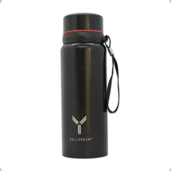 Termo Botella Termica Dellorean 600 ml Acero Inox Display Ax Variante Color Negro