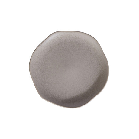 Plato Postre de Loza Gris 19.8 cm Concreto Reactivo Plato Postre de Loza Gris 19.8 cm Concreto Reactivo