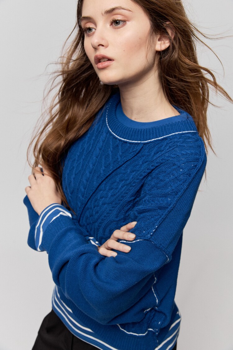 SWEATER DESPECHÁ Azul Francia