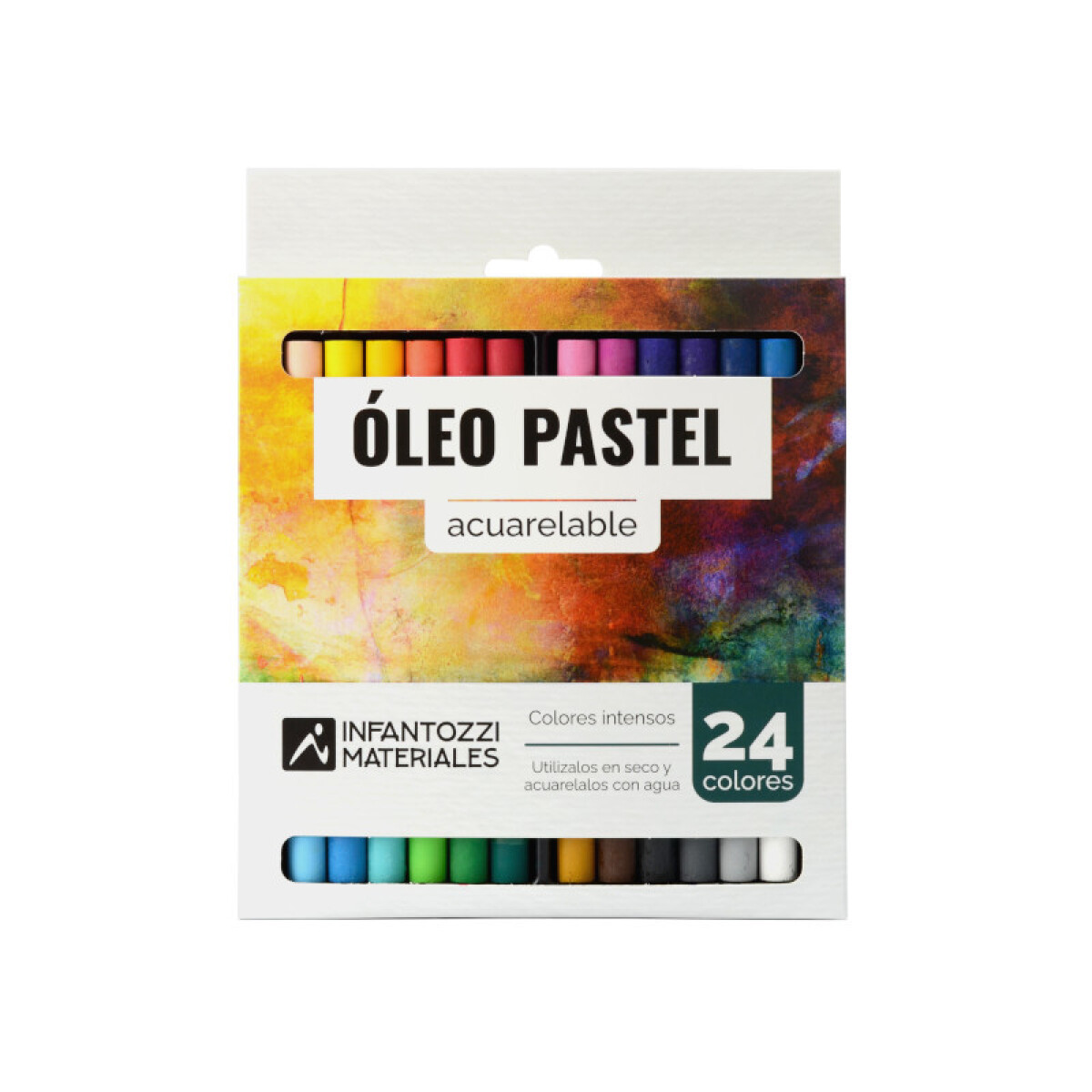 Óleo pastel acuarelable - 24 colores 