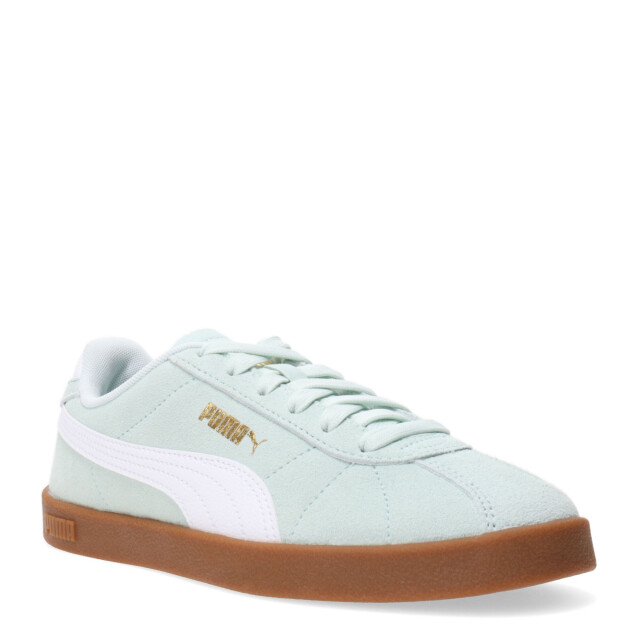 Championes de Mujer Puma Club II W Verde Agua - Blanco