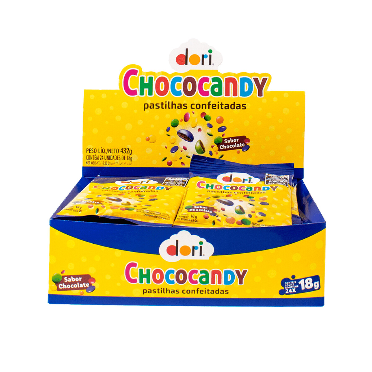 Pastilla Confitada Dori Chococandy x 24 