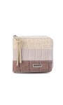 BILLETERA CANDELA CROCO PIEL CUARZO MAUVE