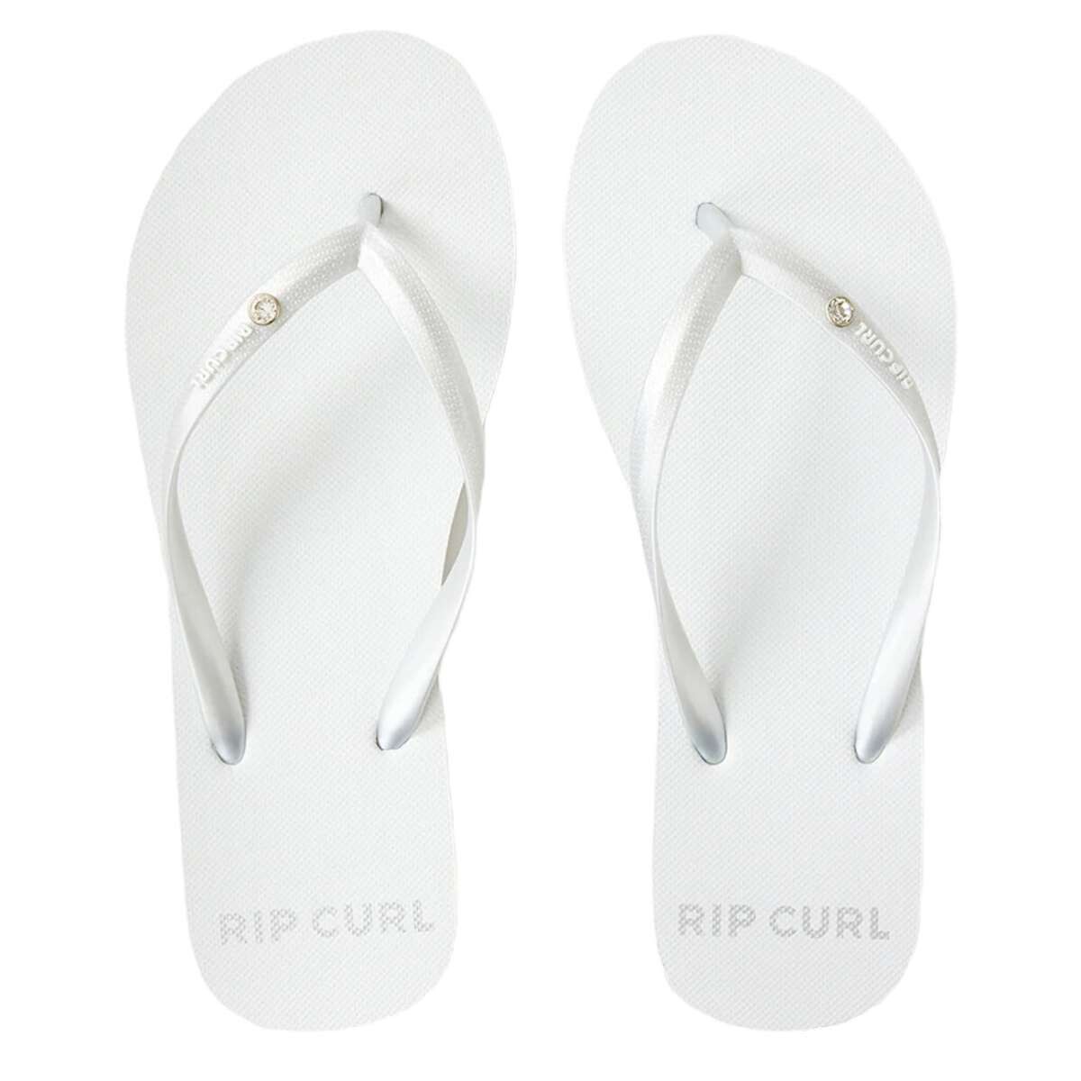 Ojotas Rip Curl Premium Surf Bloom Open Toe - Blanco 