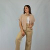 Camisa Lino Slowly Beige