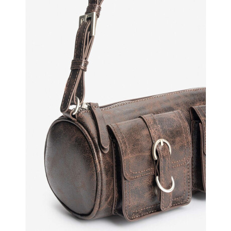 Cartera Formato Baguette Marron Chocolate