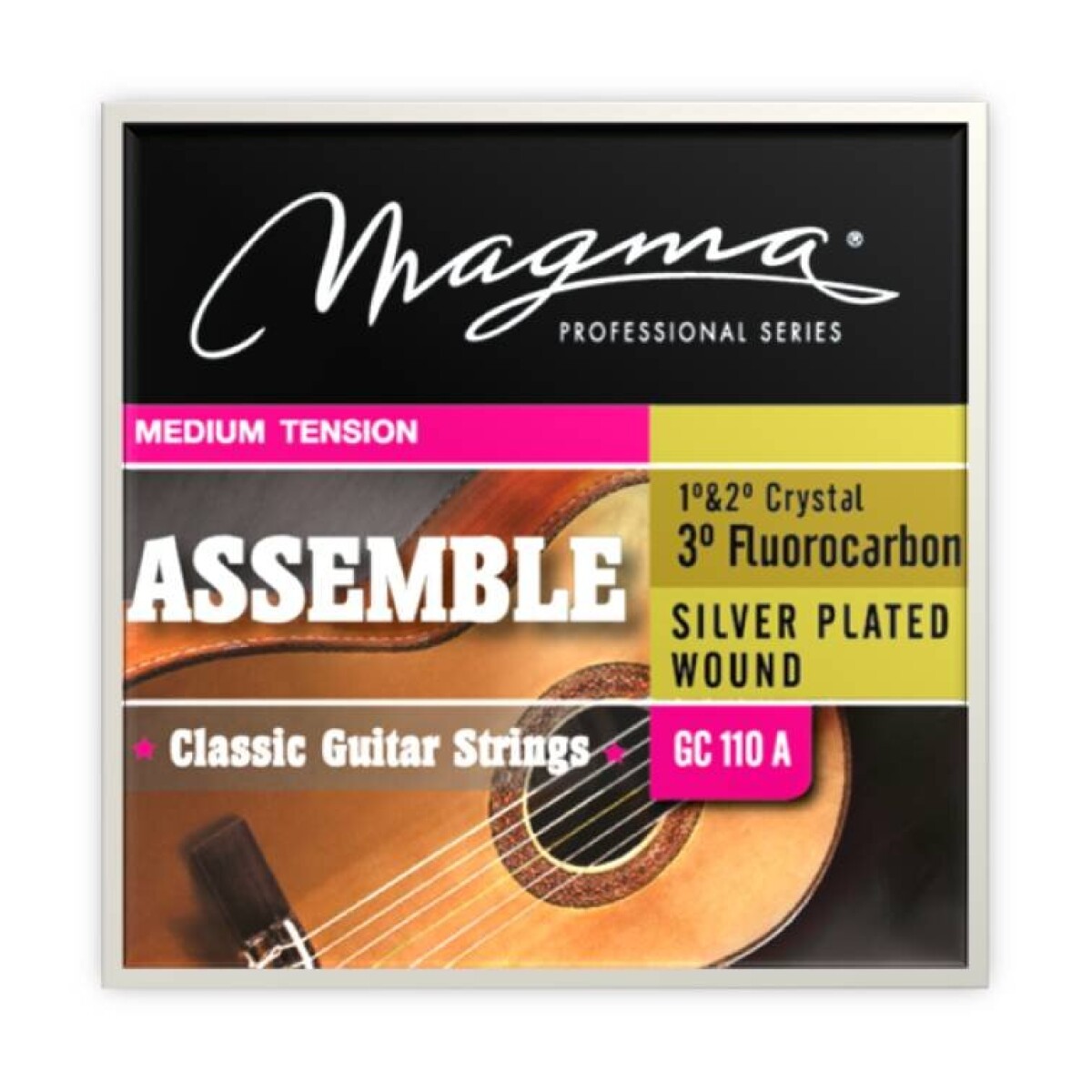 Encordado Guitarra Clásica Magma Tens. Media Assemble GC110A 