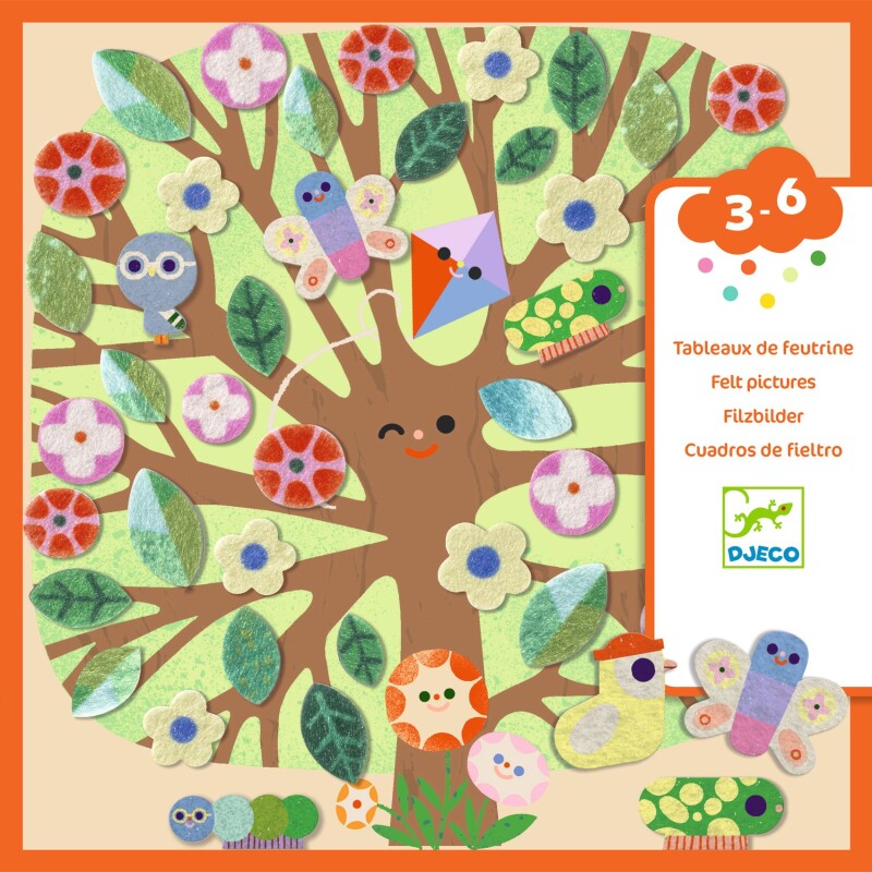 Cuadros de fieltro Estaciones Djeco Cuadros de fieltro Estaciones Djeco