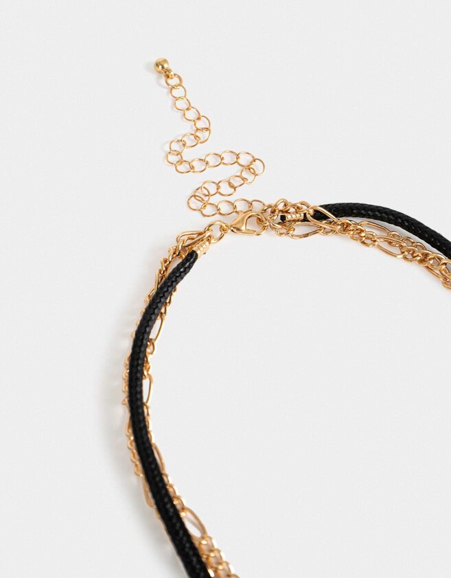 Collares Cortos Metal diferenciado Collar Corto Con Dije De Botella - Dorado Burnish Gold