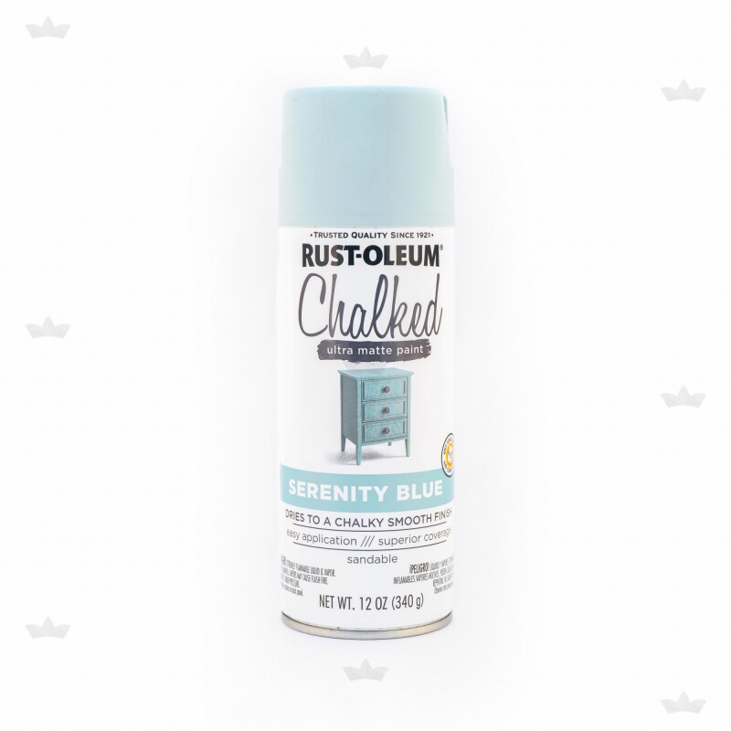 AEROSOL CHALKED RUST OLEUM AZUL SERENO- 340GRS N/A