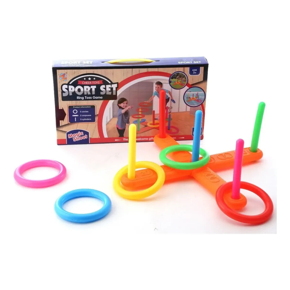 Juego De Aros Para Embocar Sport Set Didáctico Niñ@s Juego De Aros Para Embocar Sport Set Didáctico Niñ@s