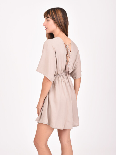 MONOPRENDA CORTA BEIGE CLARO