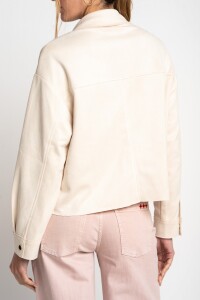 Camisa Gamuza Vegana Crudo