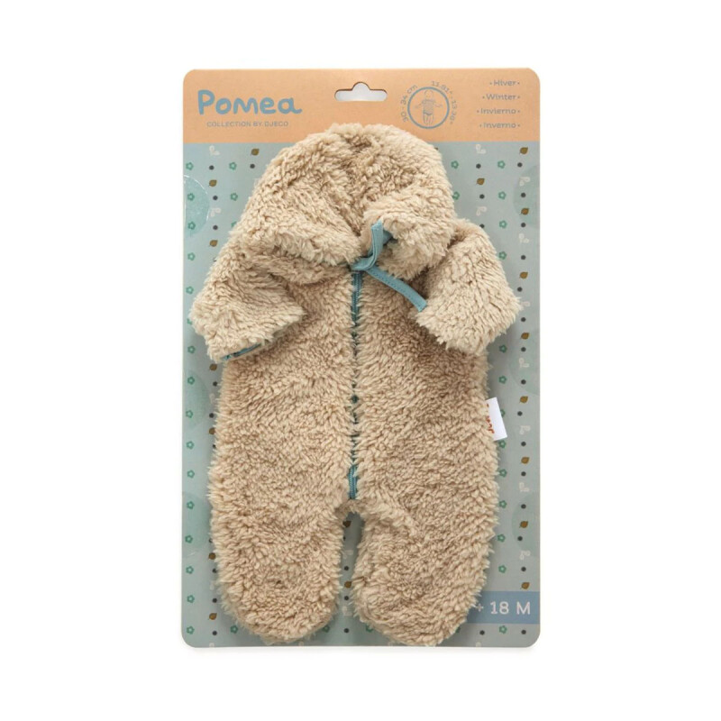 Ropa de muñeca Traje de invierno Pomea Djeco Ropa de muñeca Traje de invierno Pomea Djeco