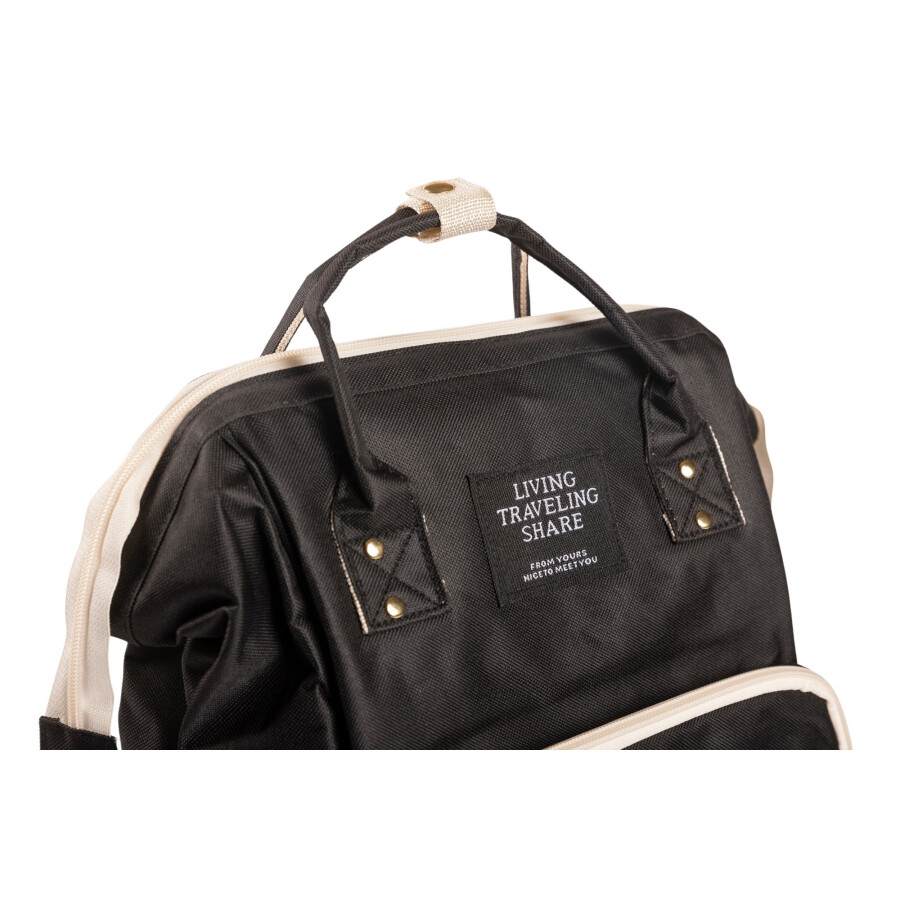 CHERRY MOM BAG BLACK