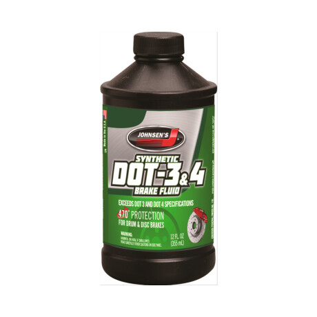 QUIMICOS VARIOS - LIQUIDO DE FRENO 355mL DOT-3 & 4 JOHNSEN'S QUIMICOS VARIOS - LIQUIDO DE FRENO 355mL DOT-3 & 4 JOHNSEN'S
