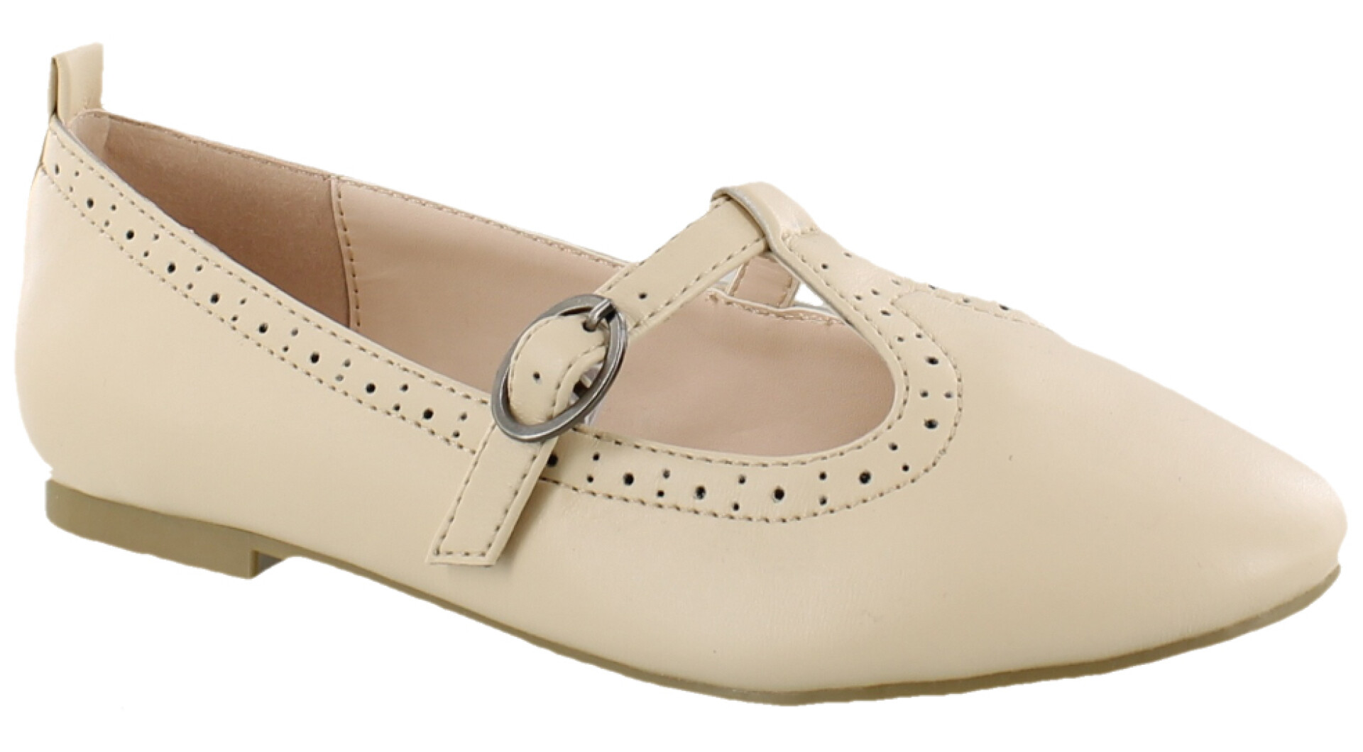 Ballerina de Niña Croco Kids Zapato - Beige 