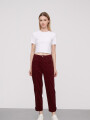 Pantalon Espar Bordeaux Oscuro