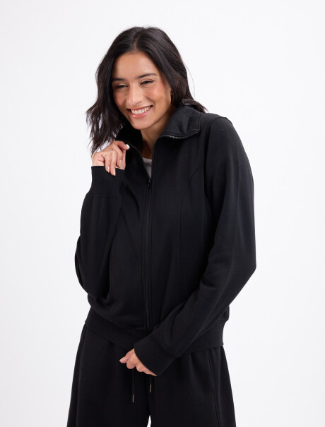 Campera felpa Boreal negro