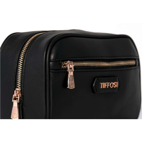 Bolso Tiffosi Neceser Gold Unisex Negro