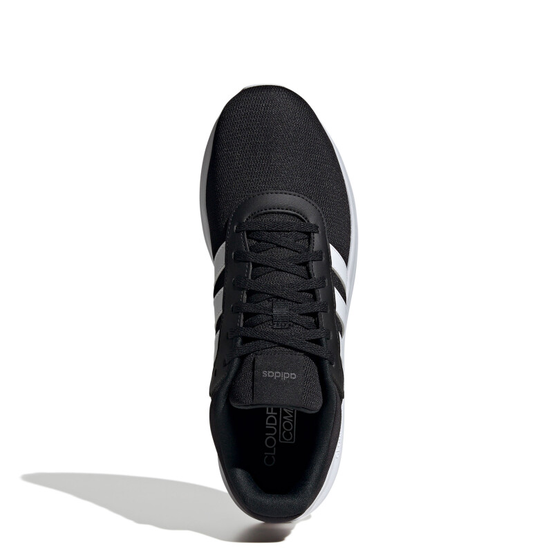 Championes de Hombre Adidas Lite Racer 4.0 Negro - Blanco