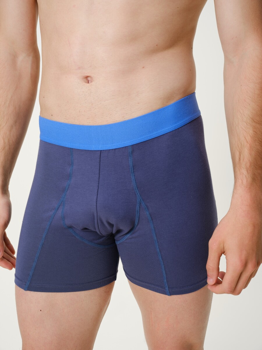 Boxer Algodón - Marino 
