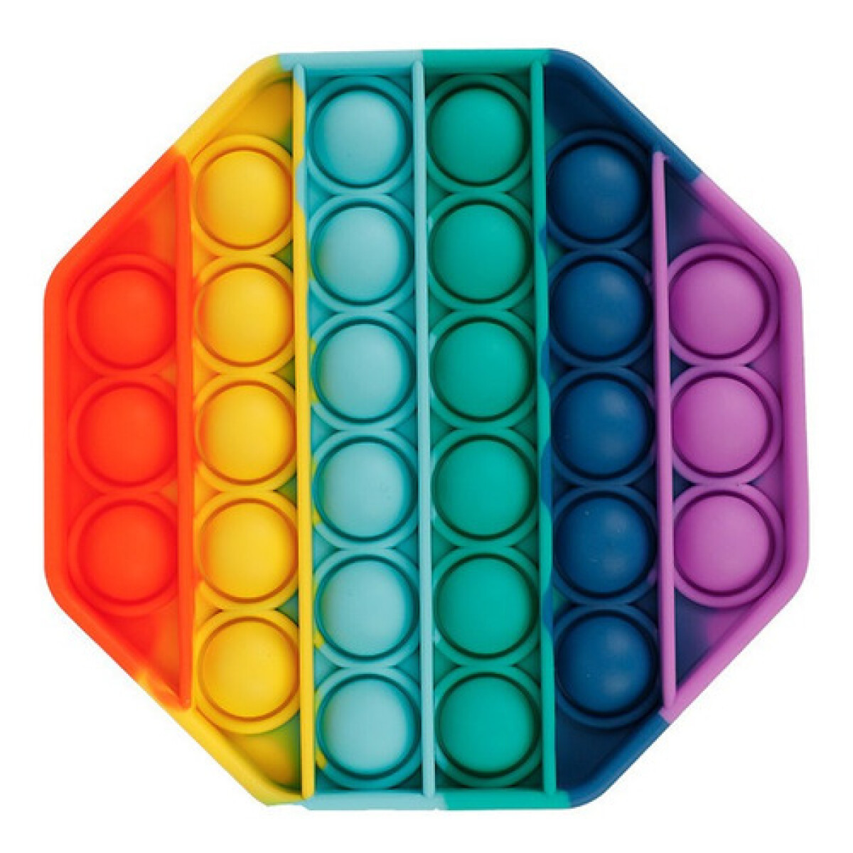 Fidget Bubble Pop It Octagonal Multicolor - 001 