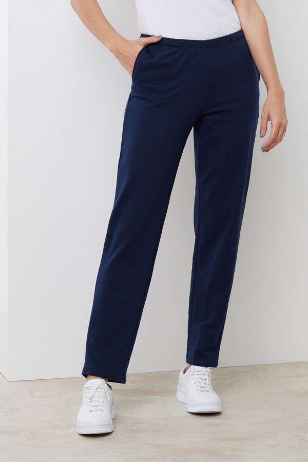 Pantalon Yoga Algodon AZUL