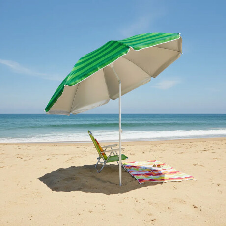 Sombrilla Playa MOR Bagum Summer Estampada 2M FPS100 C/Bolsa Verde
