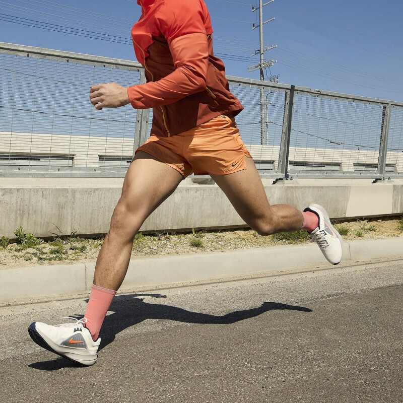 Championes Running Nike QUEST 5 de Hombre - DD0204-103 Blanco-naranja